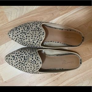 Women’s leopard print mules, size 9